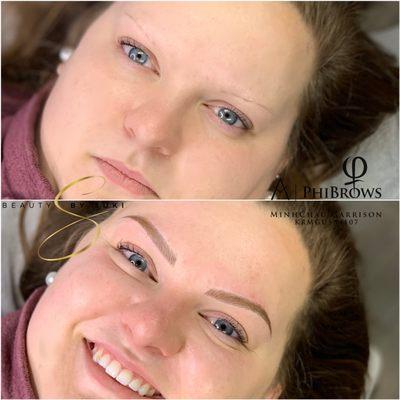 Microblading and microshading