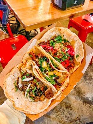 Lengua Taco, Al Pastor Taco, Taco Bamba