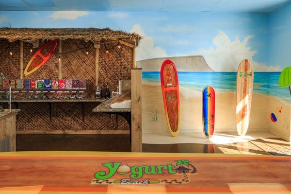 Don't forget to snap a photo with our surfboards on our 'selfie wall'!