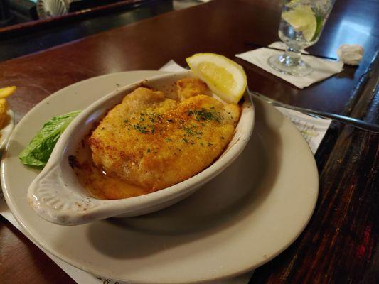 Baked haddock