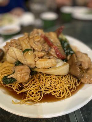 House special pan fried noodle