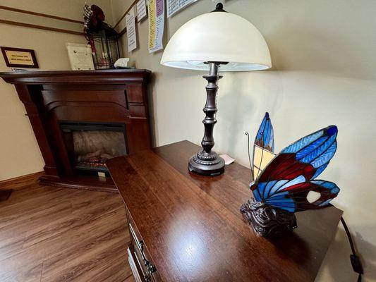 Beautiful patient rooms that feel like home at the Serenity Home in Oregon, IL.