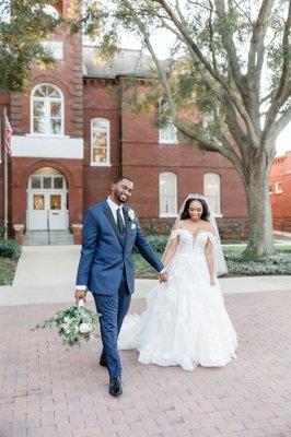 Bride and Groom post ceremony Historic Venue  1902 
Photo Angelika Krug Photo