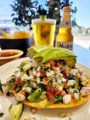 Ceviche Tostada