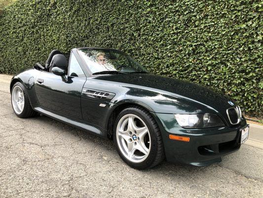 21-year old M Roadster after being color sanded...  looks like new paint!