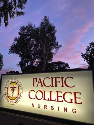 As this day comes to a close, we are grateful for this sunset and this school.