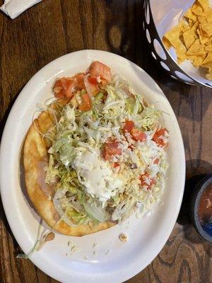 Chicken tostada