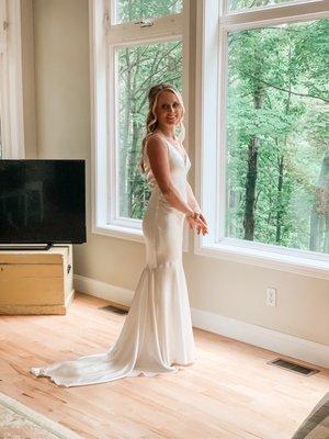 Wedding dress alterations