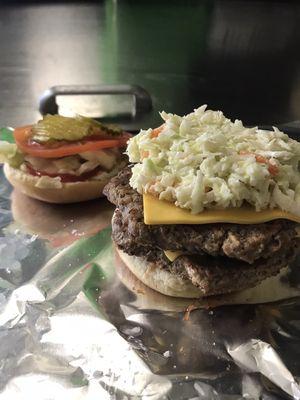 CJ Double Slaw Burger