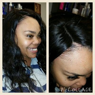 Full sew in with lace closure