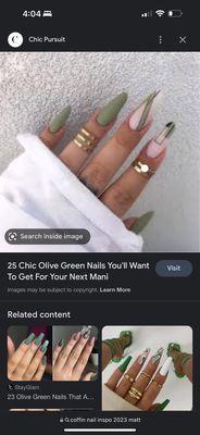 Design wanted for grey nails.