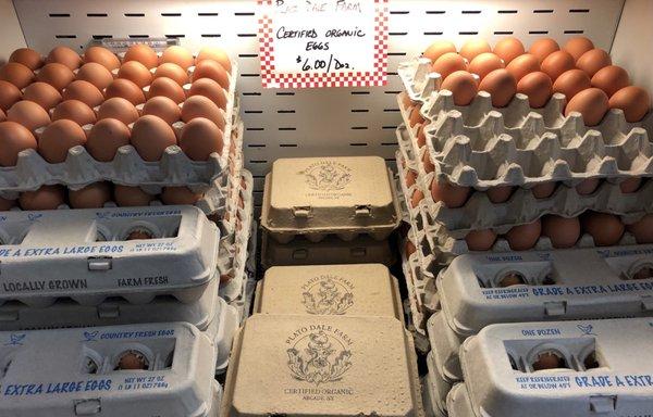 Local eggs.