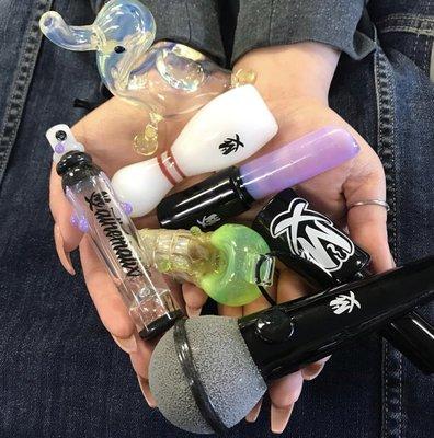 Hand blown glass pipes from Southern California by Mathematix