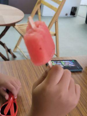 Watermelon paleta.