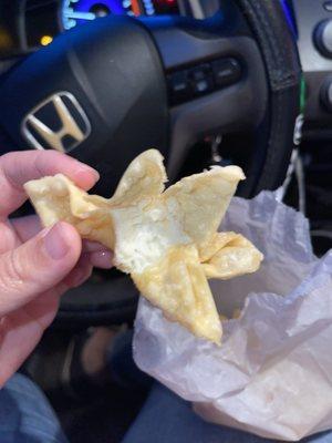 CRABLESS crab Rangoon