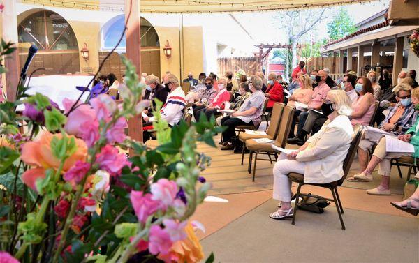 Sunday service at St. George's, Laguna Hills