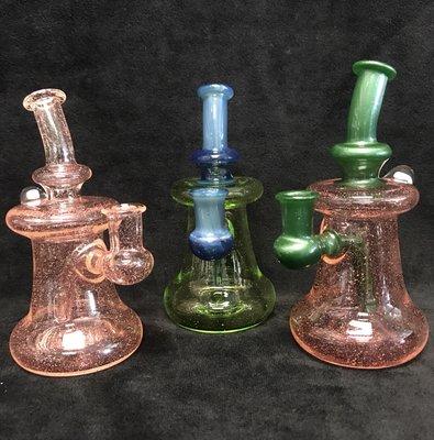 CFL mini rigs hand blown by SoCal local Kenta K