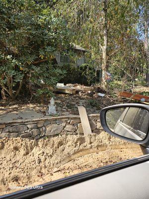 My house after Hurrucane Helene