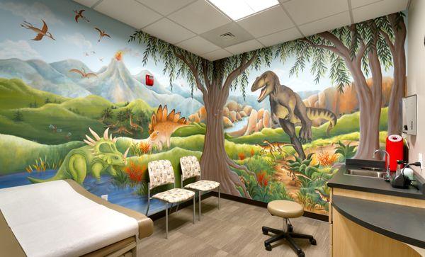 Exam room in the Families First Pediatrics Riverton office.