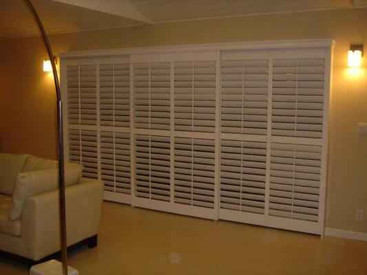 100% Solid Basswood Shutters