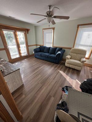 New Flooring in Living Area