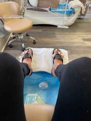 Fresh pedicure