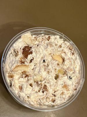 Carrot cake banana pudding (banana pudding varieties change weekly)