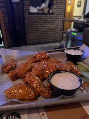 Buffalo Garlic Parm Wings