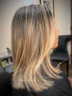 Brighter blonde highlights