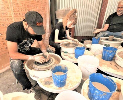 Friday date night pottery class in Imperial Beach