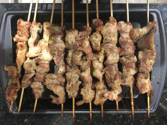 Malai chicken kabob