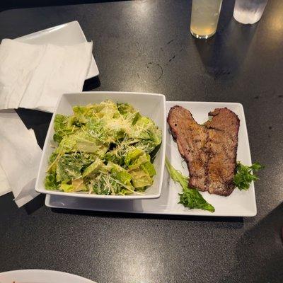 Brisket and Ceasar Salad