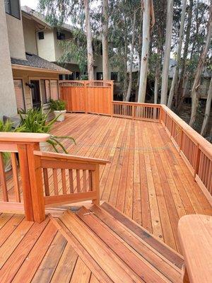 Bay Area general contractor remodeling new Deck