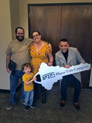 Happy Clients because of Kristi Lindsey & Team at placer title - Zack Sperow