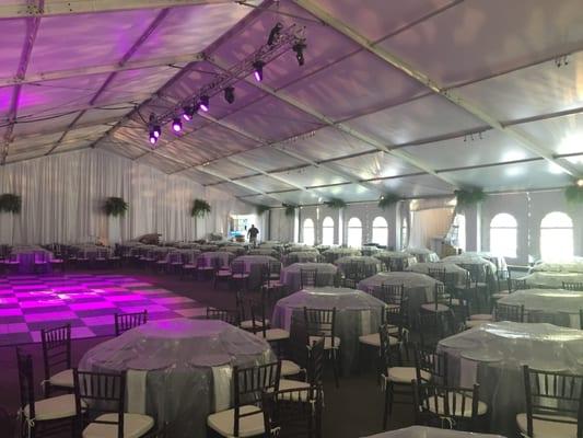 Corporate dining tent