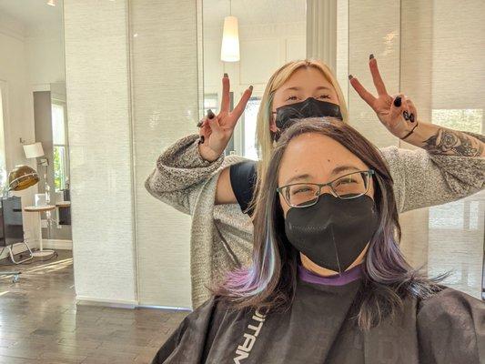 Love this lady! Malena did an Amazing job coloring my hair! She's talented and a pleasure to talk to. Thank you!!!