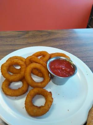 Onion rings! Ate a few already