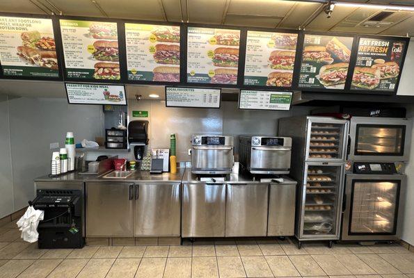 New 2022 Remodel
 Back Counter Area
 New Oven ,Toasters, New Back Refrigeration