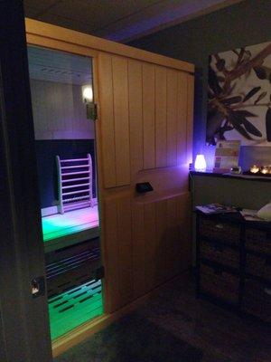 Brighter sauna!