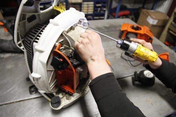 We are the only Stihl Master Wrench Service Certified center in Northern Michigan with the Gold-level service badge.