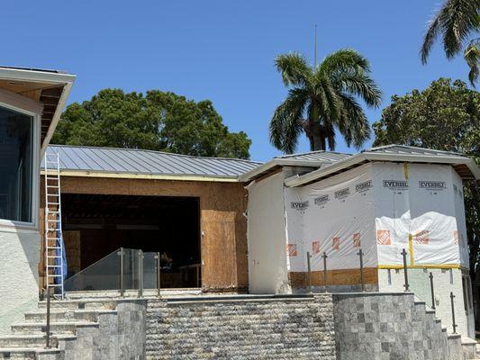 Remodeling roof