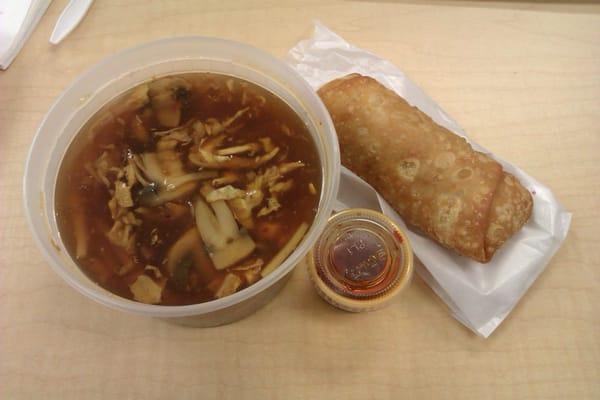 Hot and Sour Soup, Egg Roll