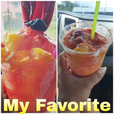 Strawberry n Mango together!
You need to try it for yourself! IM HAPPY! So ono... My favorite what a awesome combination