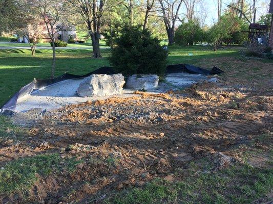 Residential Geothermal Drilling in Hagerstown, MD (before)