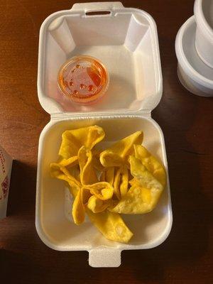 6 California Crispy Wontons