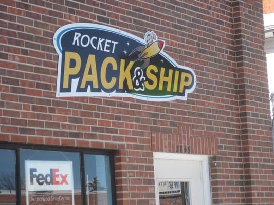 Rocket - Signage