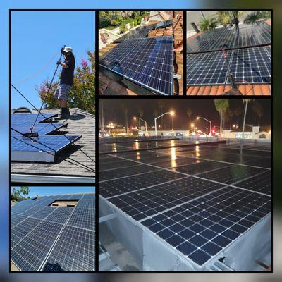 Get up to 25% more energy production with clean solar panels.  Call or Text for a quote today!