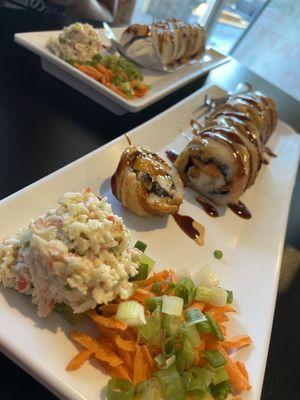 Imperial Roll and  Phoenix Roll