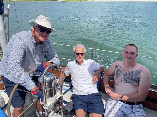 Captain Jim, dad & my son's marine buddy.