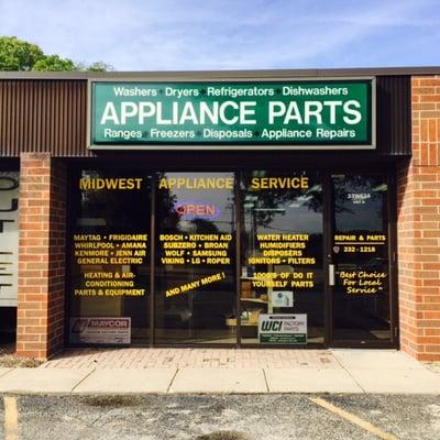 When looking for our store, look for the big green Appliance Parts sign. We are 1 block East of Kirk Rd, located on the Nort...